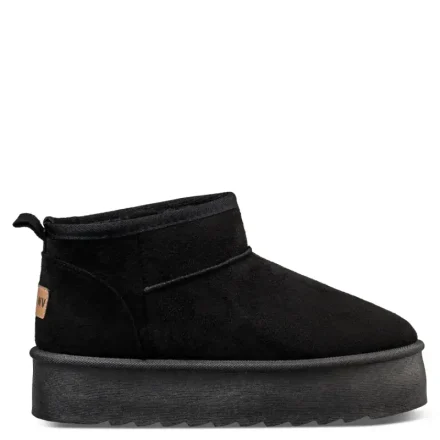 FAUX SHEARLING BOOTIES