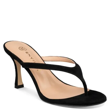 MID-HEEL THONG MULES